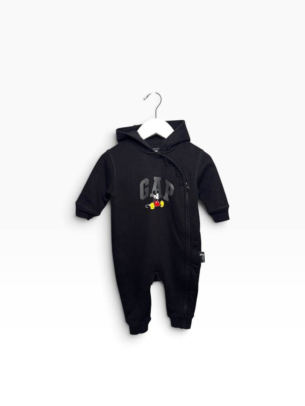 ⭐️ 5/$30 Gap Kids Disney Mickey Mouse Sweat Hood One Piece size 3-6 Months